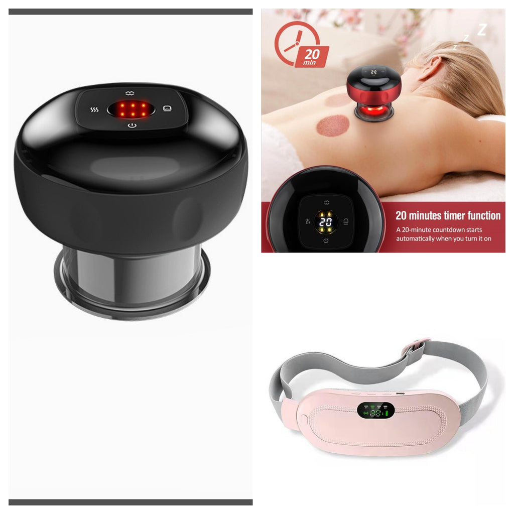 Menstrual Heating Pad Smart Warm Belt Relief Waist Pain Cramps Vibrating Abdominal Massager Electric Waist Belt Device